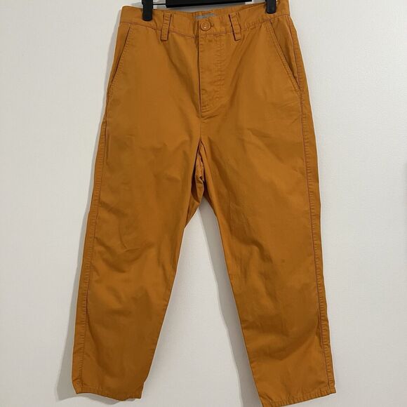 COS Cotton Trouser Pants Size EU 36 / US 6 Orange Preppy Straight Modern Office - Picture 1 of 9